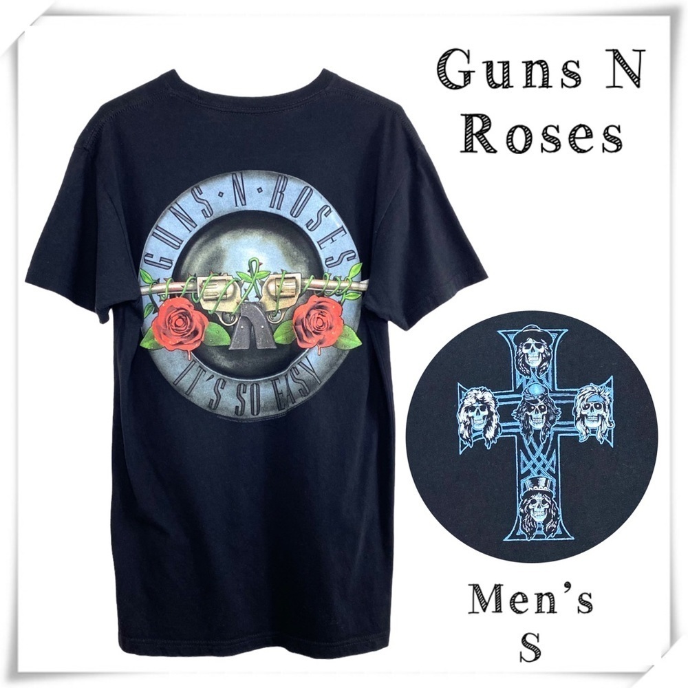GUNS N Roses Large Logo T-Shirt in Black